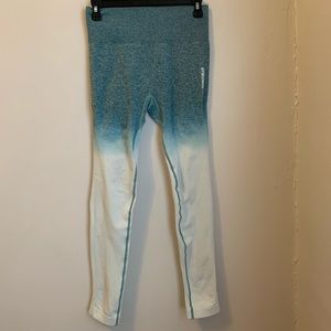 Gymshark Ombré Seamless - Deep Teal/Ice Blue